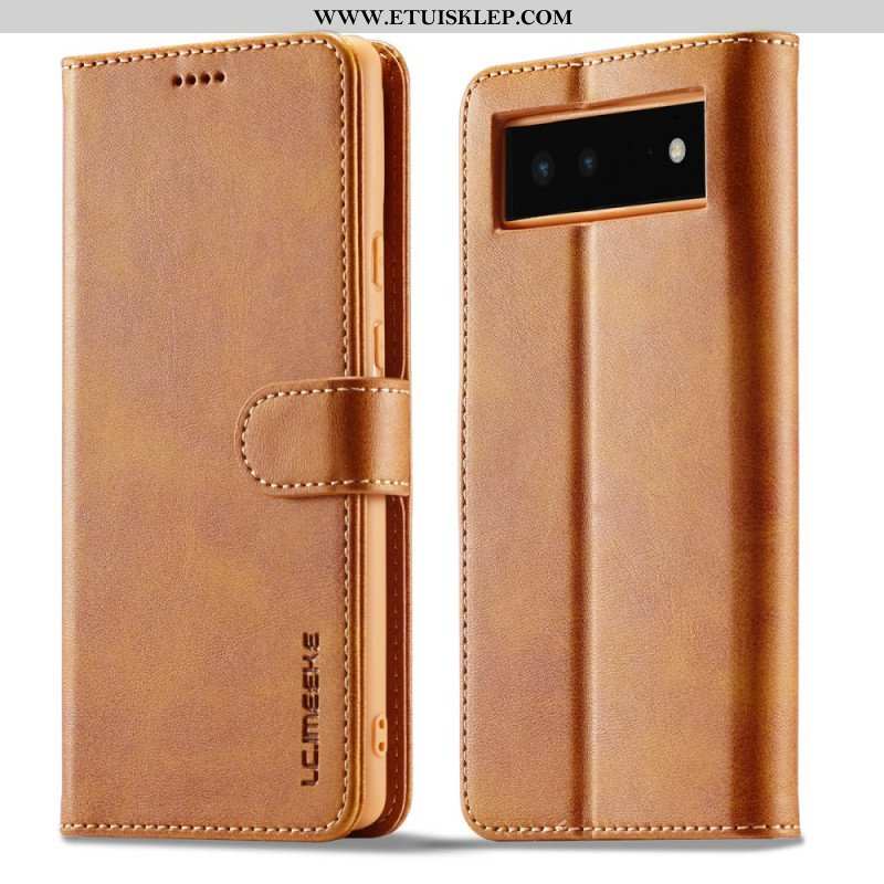 Etui Folio do Google Pixel 6 Lc.imeeke Efekt Skóry